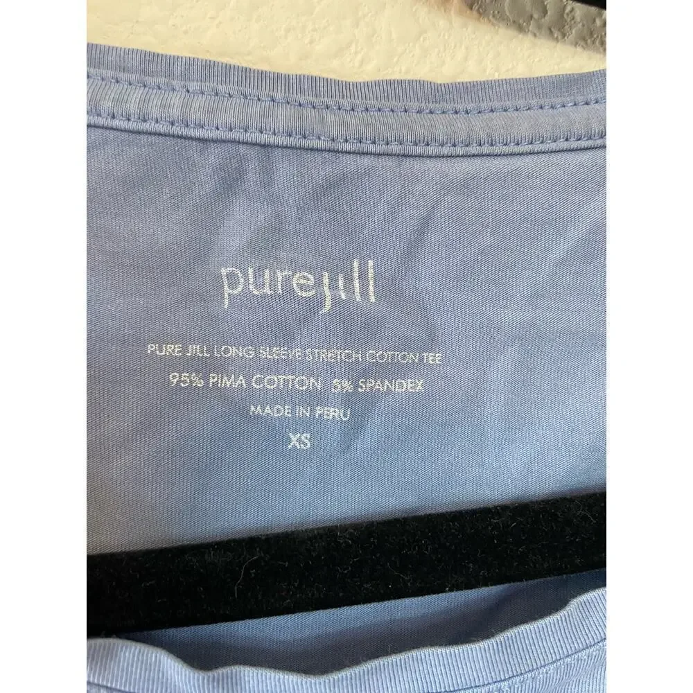 J. Jill PureJill long sleeve stretch cotton tee size XS